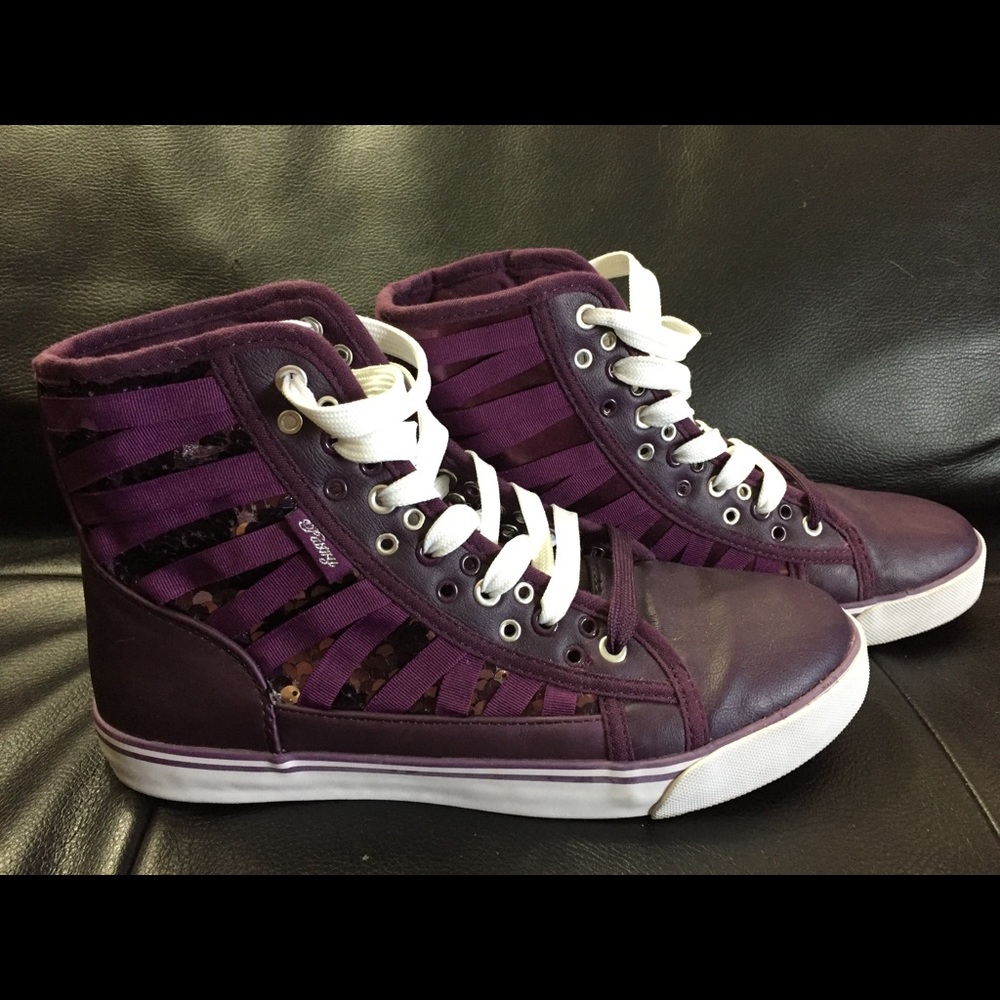 Pastry Sequin High Top Sneakers